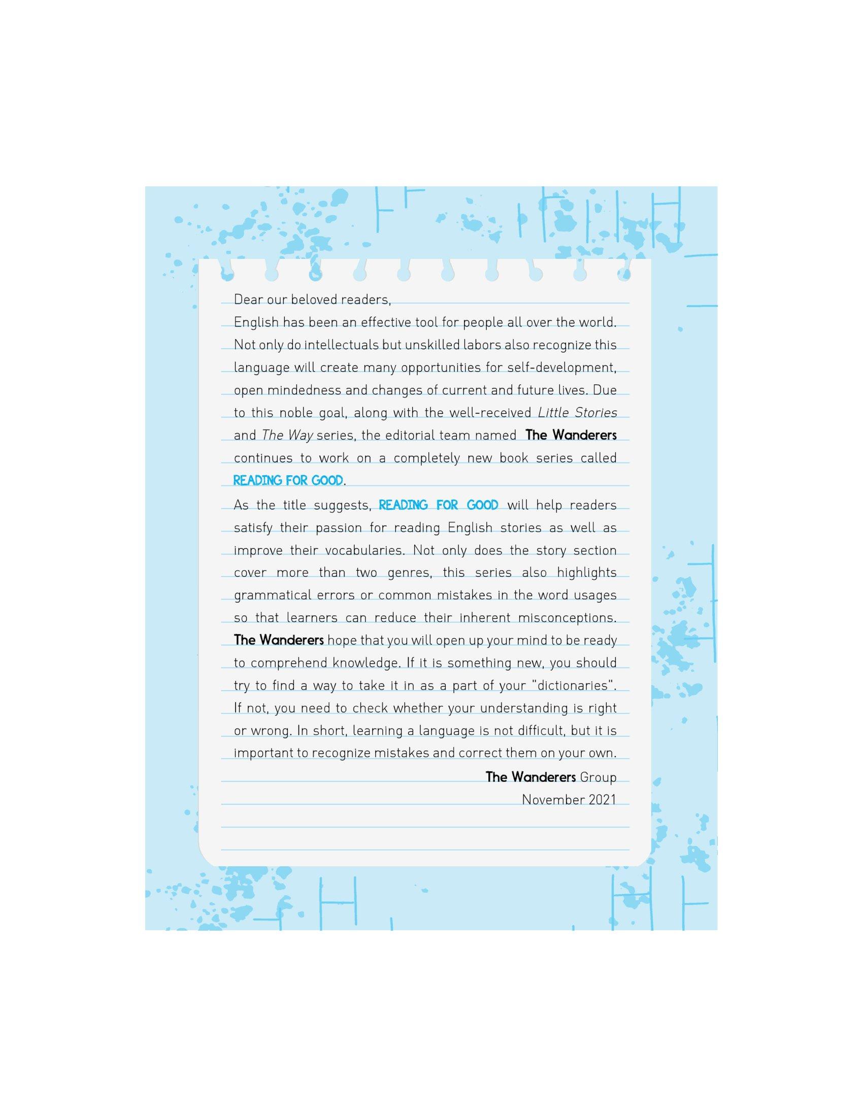 Reading For Good - Never Give Up