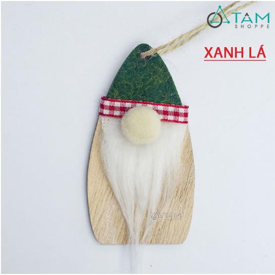 Combo 2 Phụ kiện treo Noel Ông già cánh buồm râu trắng X-PKTCT-35