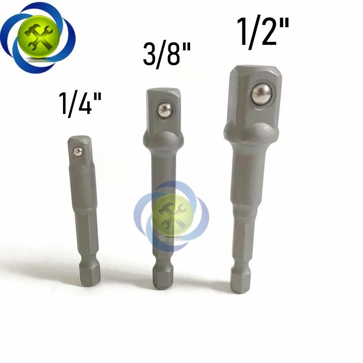 Bộ ba đầu chuyển lục giác sang bulong TOPTUL GAAR0301 1/2 & 3/8 & 1/4