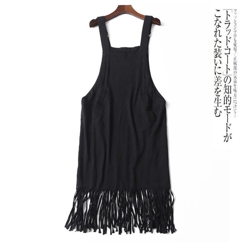 Jumpsuit dài vải xếp li xuất xịn