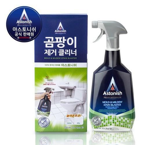 Tẩy đa năng Astonish Bình xịt vệ sinh, nhà tắm Astonish, xịt tẩy nấm mốc, nước lau kính Astonish 750ml, Hàng chính hãng