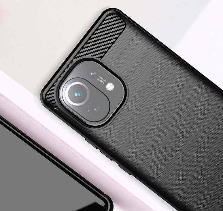 Ốp lưng chống sốc Vân Sợi Carbon cho Xiaomi Mi 11 hàng nhập khẩu
