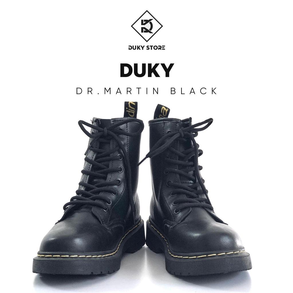 Giày boots Dr.Marten nữ phong cách chất liệu da Pu - Duky Store