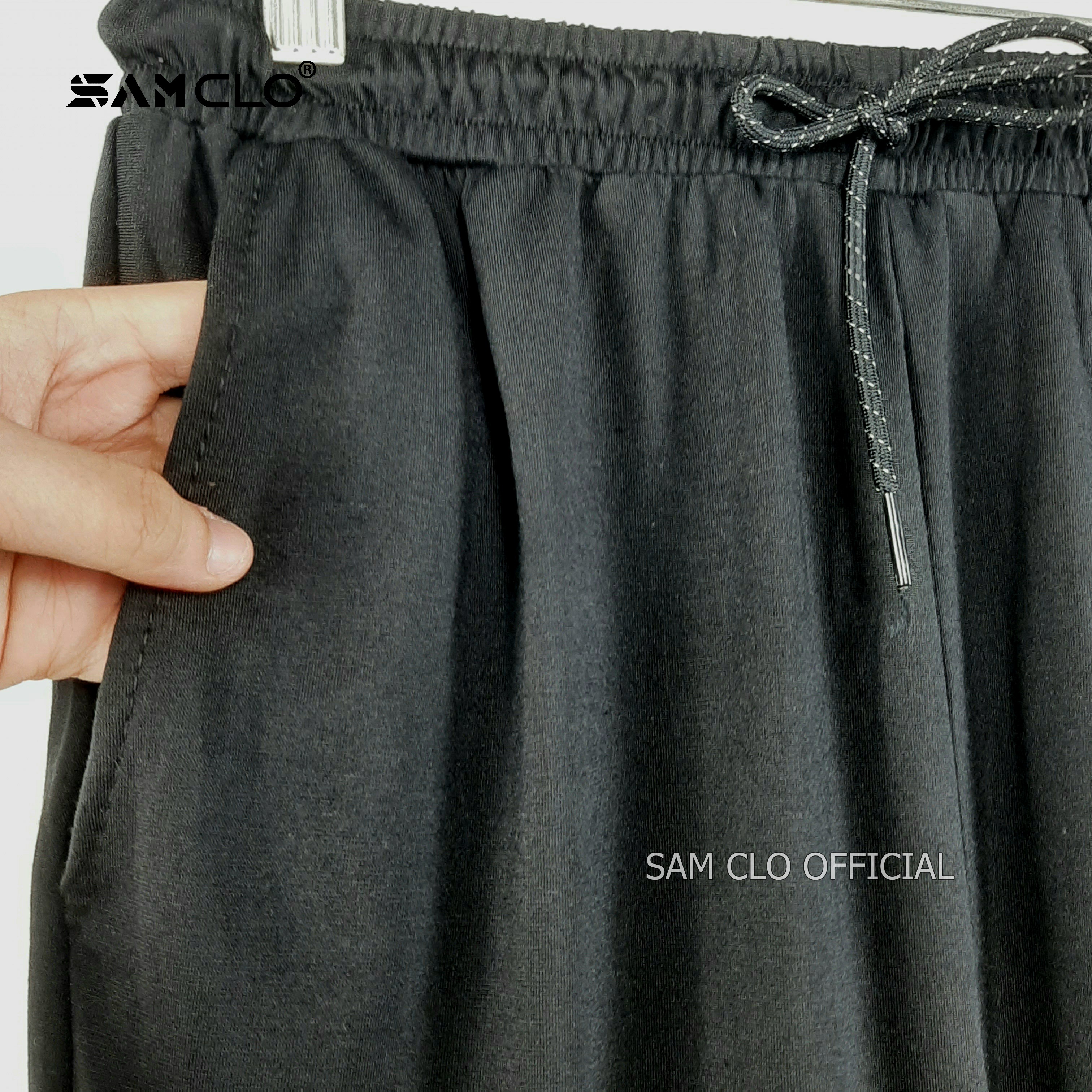 SET ĐỒ BỘ lửng mặc nhà - áo thun nữ tay lỡ + quần đùi SAM CLO freesize form rộng in XƯƠNG RỒNG ICON