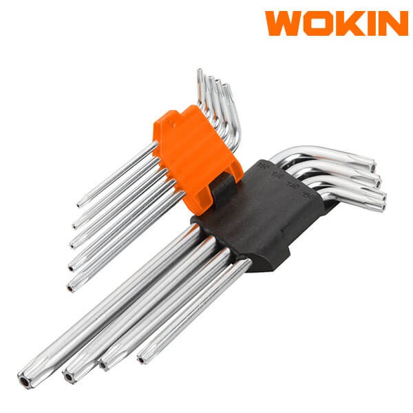 Bộ lục giác đầu sao 9 chi tiết WOKIN 207809