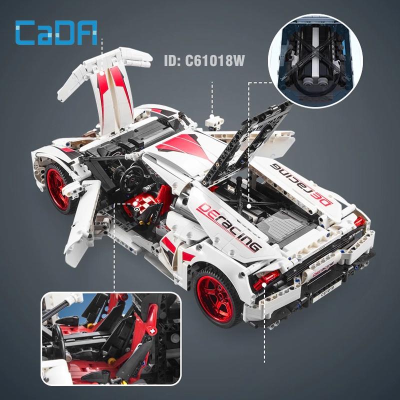 Đồ chơi lắp ráp, xếp hình điều khiển từ xa Xe Supper Car 610 – CADA C61018W