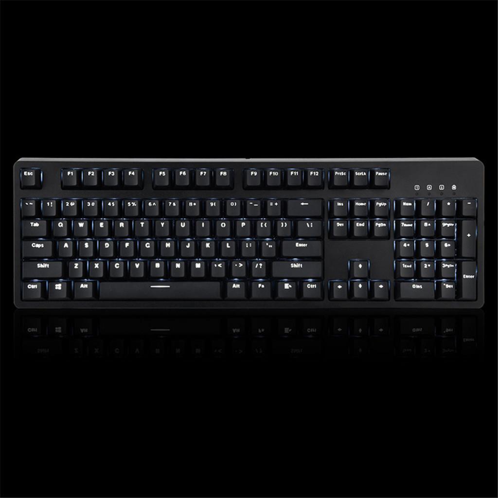 Cherry Black Switches 104 Keys USB Mechanical Gaming Keyboard for PC