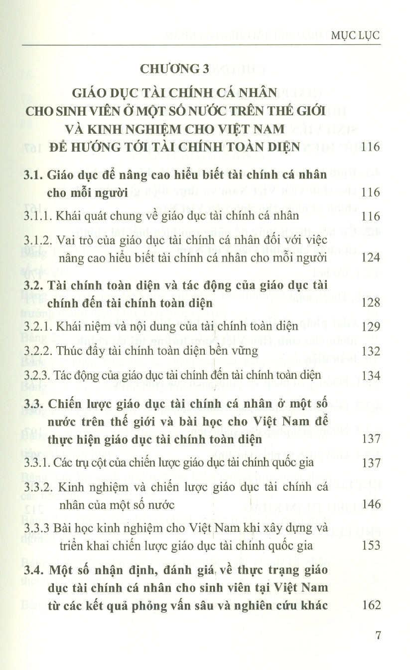 Nâng Cao Hiểu Biết Tài Chính Cá Nhân Cho Sinh Viên - Hướng Đến Mục Tiêu Tài Chính Toàn Diện (Sách chuyên khảo)