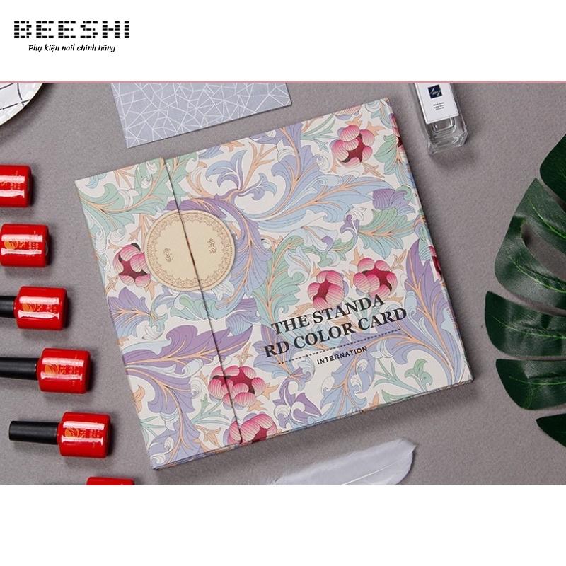 Sổ gắn móng mẫu, bảng màu nail 120 ô beeshi shop nail