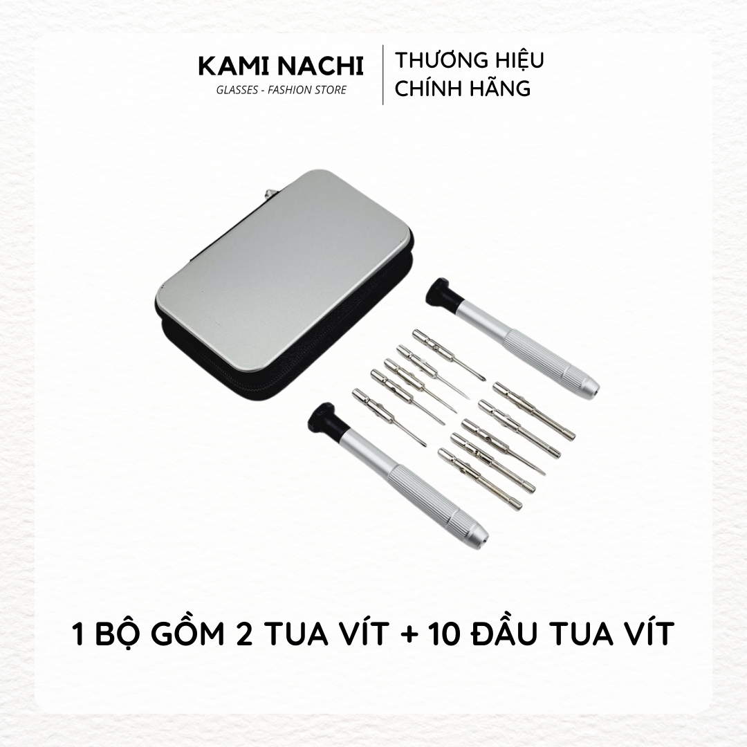 Bộ 2 tua vít cao cấp nhiều đầu chuyên dụng KAMI NACHI sửa mắt kính, đồng hồ, phụ kiện