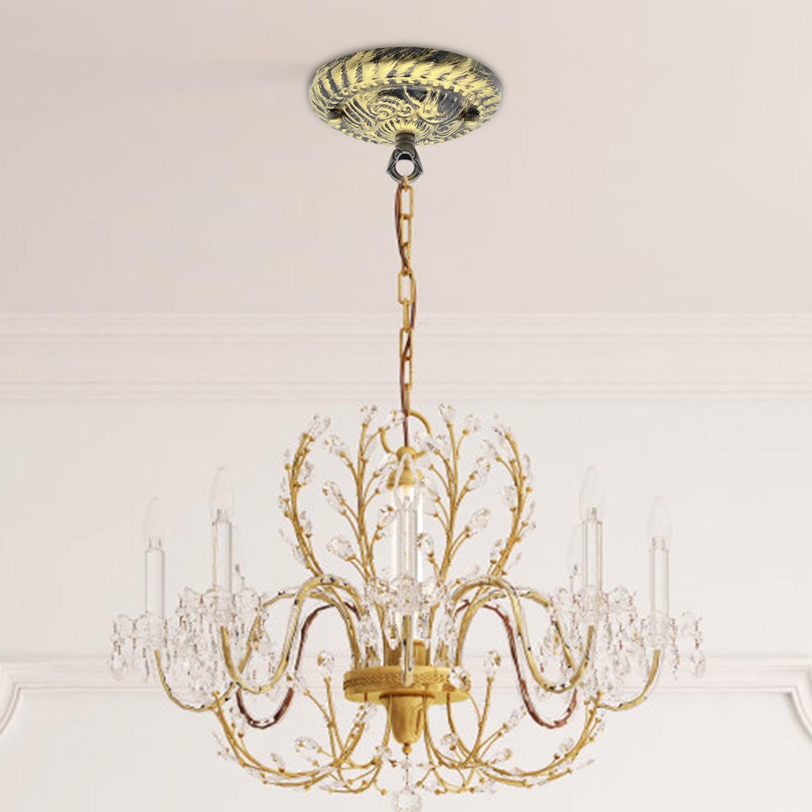 Ceiling Canopy with Hook Accessory Durable Ceiling Light Plate Lamp Base