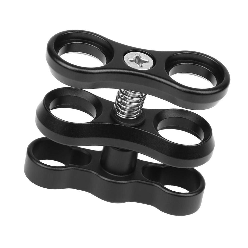 Aluminum Ball Clip Mount Clamp Mount Holder Butterfly-type For