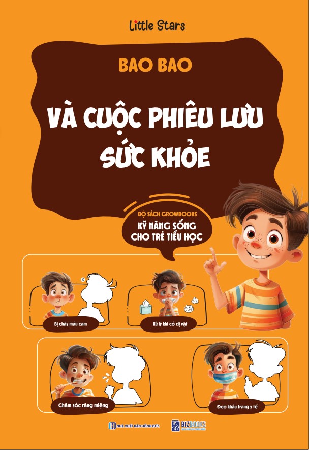 Bộ Sách GROWBOOKS - Kỹ Năng Sống Cho Trẻ Tiểu Học: Học Cách Nói Chuyện, Bảo Vệ Mình, Sức Khỏe, Cảm Xúc, An Toàn