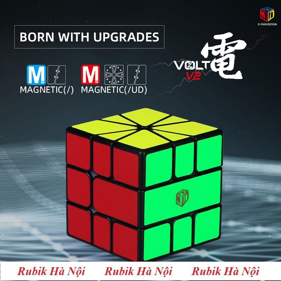 Rubik 3x3 Square Xman Volt V2 Cao Cấp Có Nam Châm