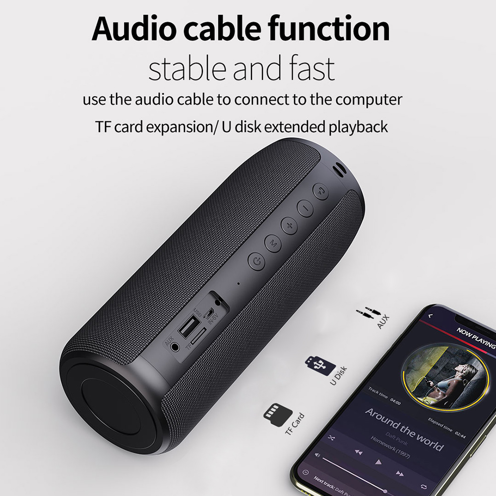 Loa Bluetooth ZEALOT S51 thế hệ mới hỗ trợ kết nối bluetooth 5.0, IPX5 chống nước, âm thanh chất lượng cao dùng cho điện thoại, laptop, PC…