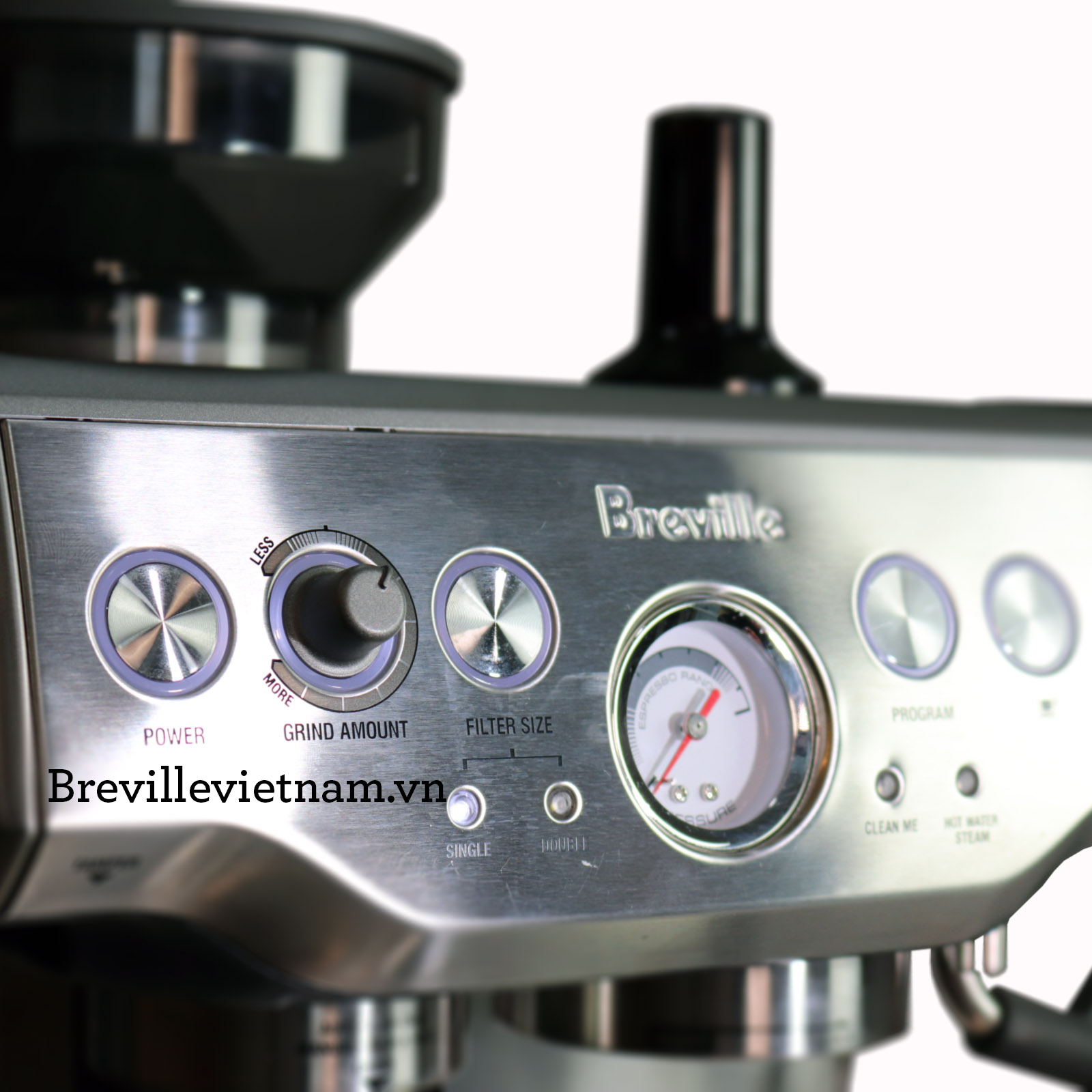 Máy pha cà phê Breville 870 The Barista Express (BES870BSS) - Hàng chính hãng