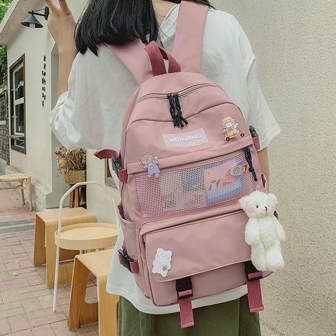 BALO THỜI TRANG KIỂU LƯỚI KÈM STICKER