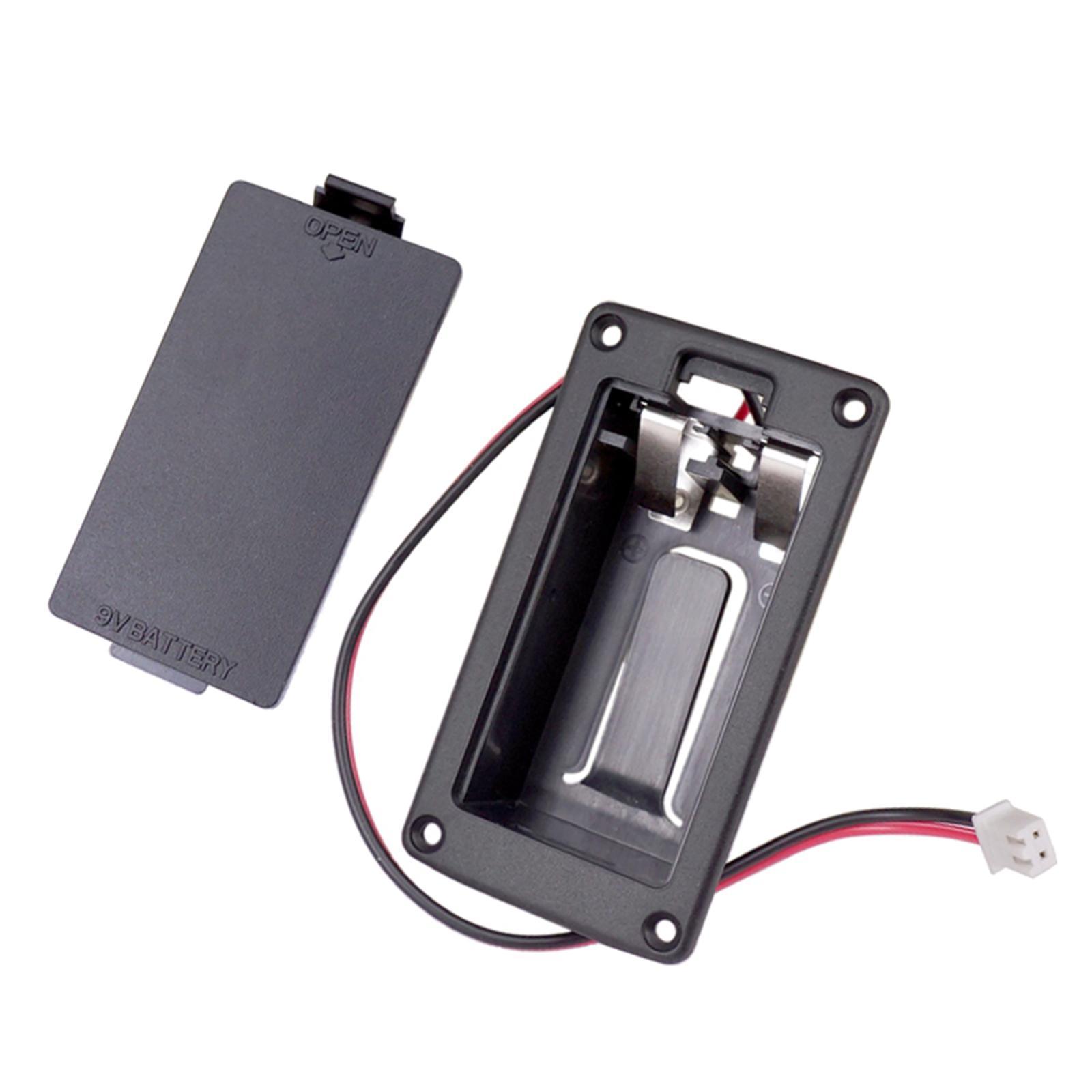 2x 9V Battery Cover Battery Box Case Compartment for Active Guitar Bass Accs