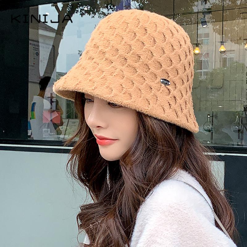 Mùa Đông Bonnet Dày Ấm Nón Tai Nón Nữ Cổ Điển Pháp Nón Fedora Câu Cá Ngoài Trời Len Người Cá Nón