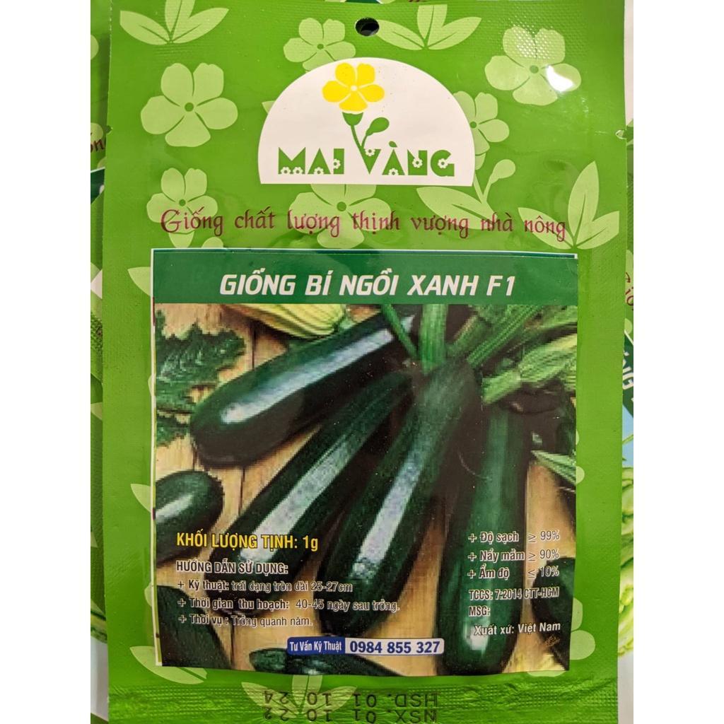 Hạt giống Bí Đao Chanh, Bí Ngồi Xanh F1 10 hạt