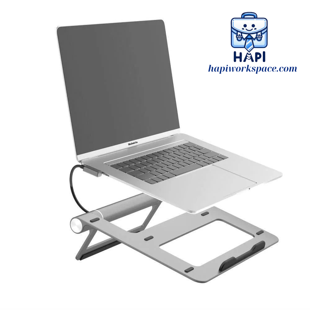 Giá đỡ Laptop hàng chính hãng WiWU Wi-A821CH tích hợp HUB mở rộng Type-C 8-in-1: Linh hoạt, tối ưu mọi điều kiện