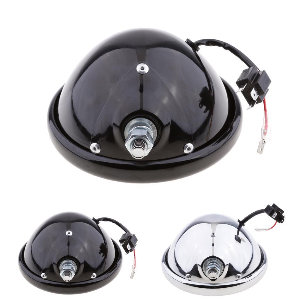 5.75 Inch Motorcycle Headlights Housing Bracket Bucket for Harley Black
