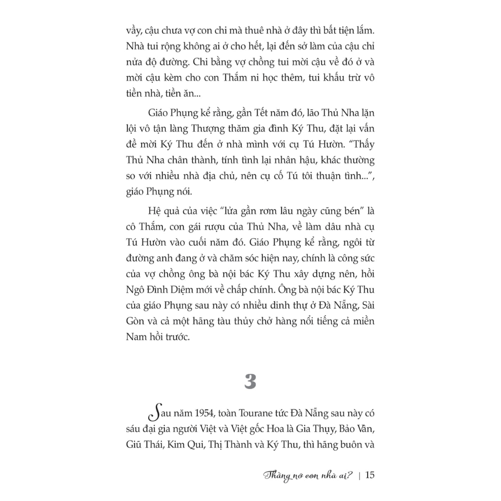 Thằng Nớ Con Nhà Ai
