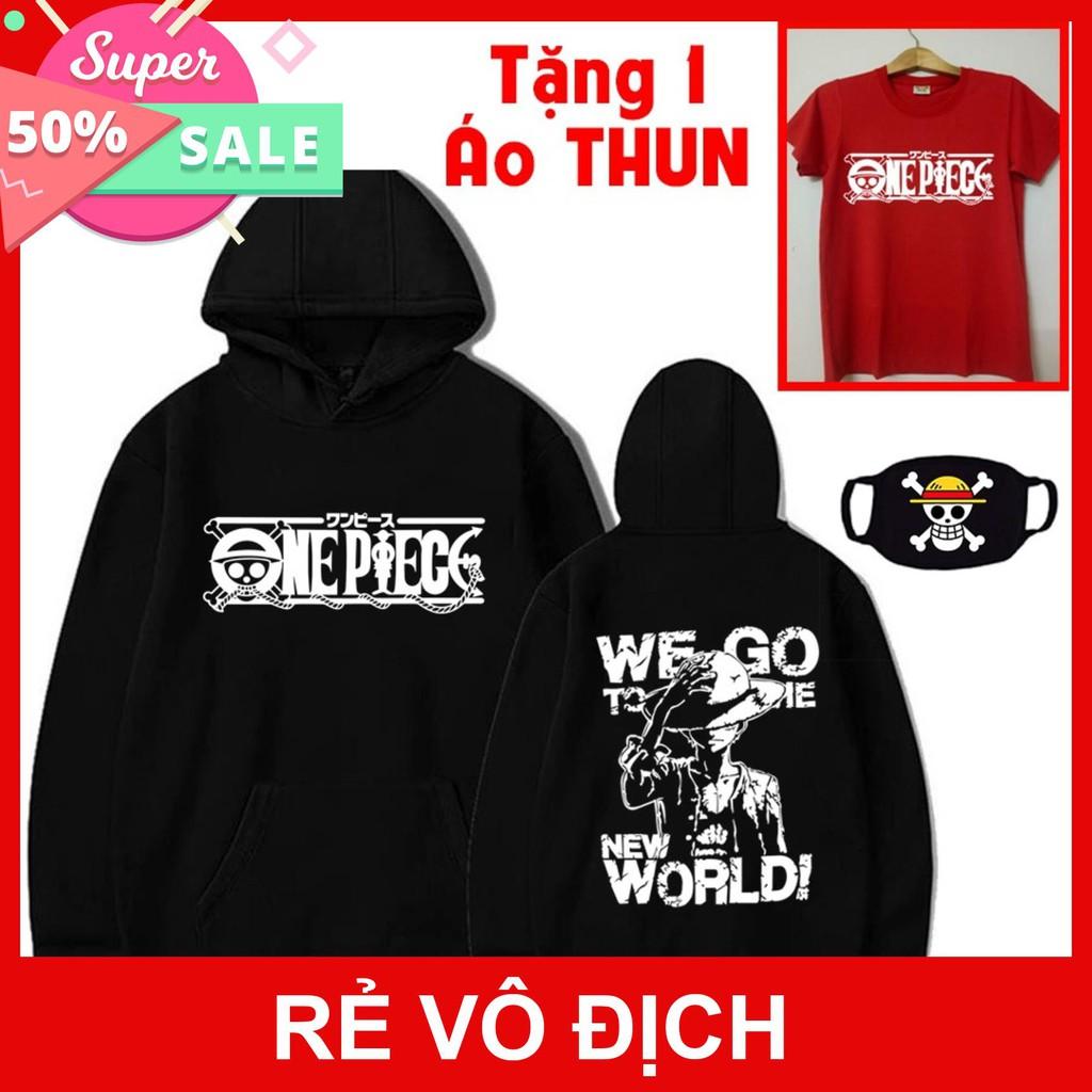 Áo khoác áo hoodie One Piece Luffy  giá siêu rẻ nhất vịnh bắc bộ