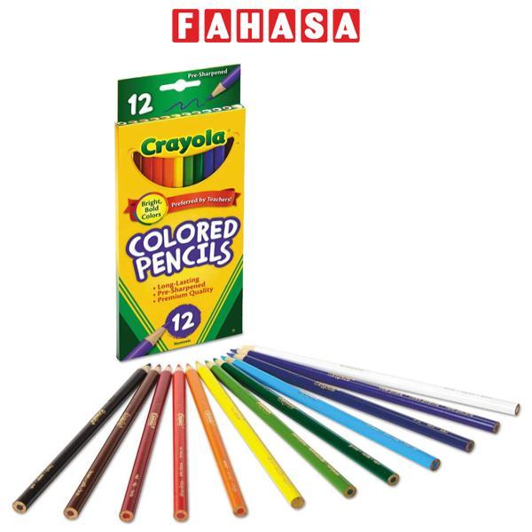 Hộp 12 Bút Chì Màu - Colored Pencil - Crayola 684012