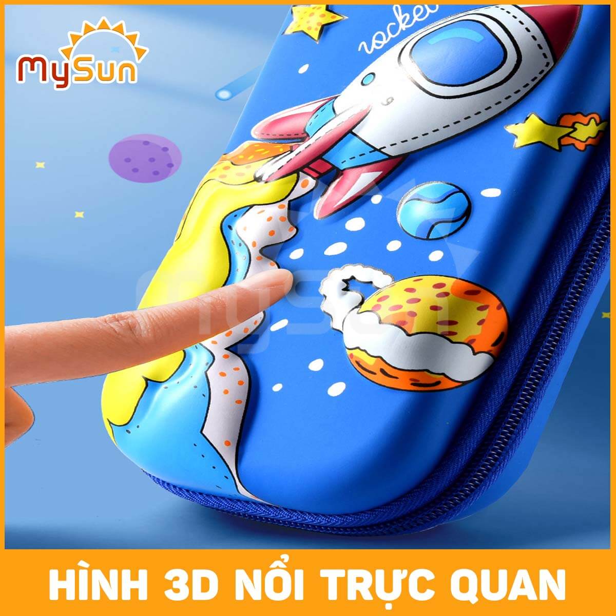 Hộp đựng bút 3D bằng nhựa siêu cute giá rẻ cho bé gái, trai học sinh MySun