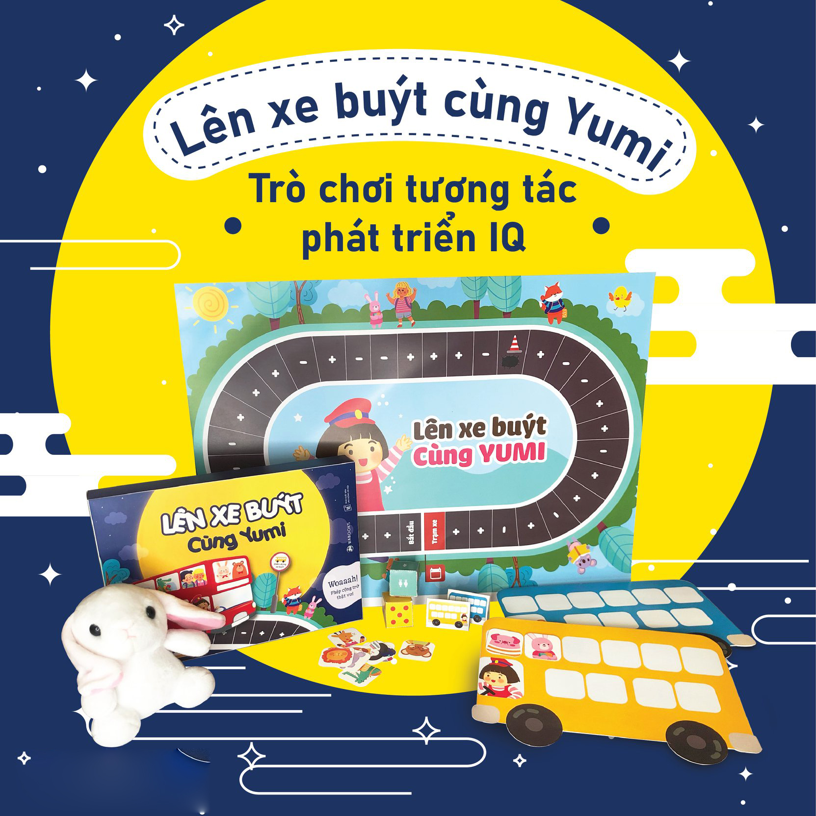 Bộ trò chơi tương tác cho bé: Lên xe buýt cùng Yumi