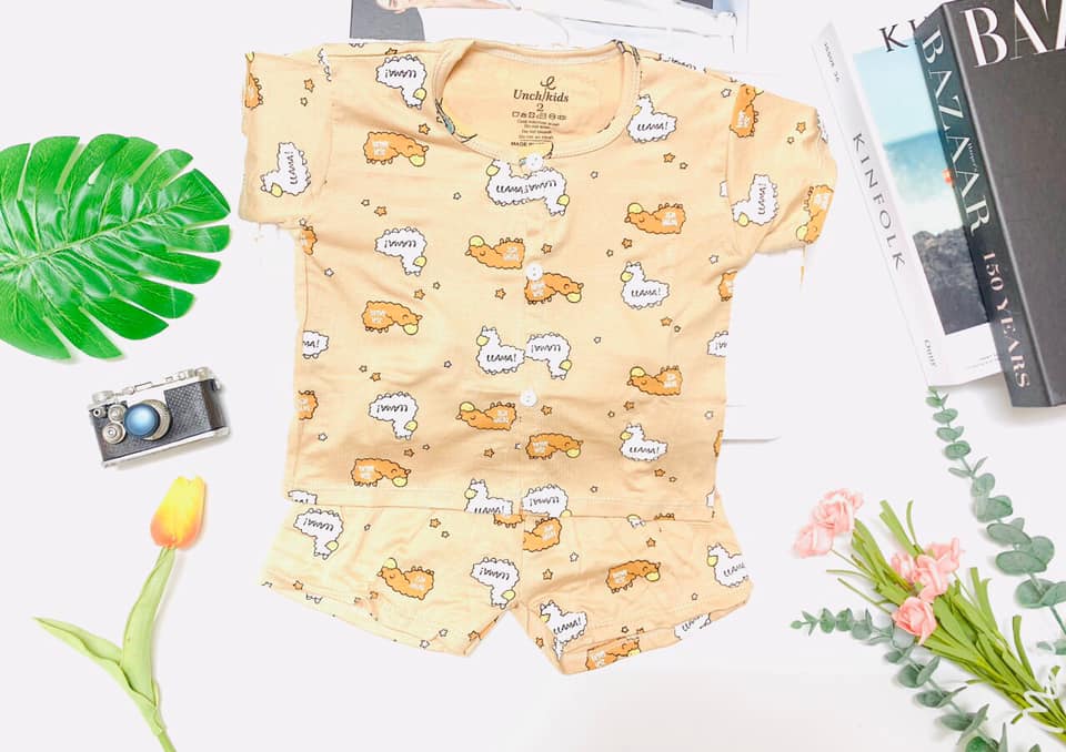 Bộ THUN LẠNH UNCHI CAO CẤP Cho Bé (tặng kèm 1 áo coton cùng size