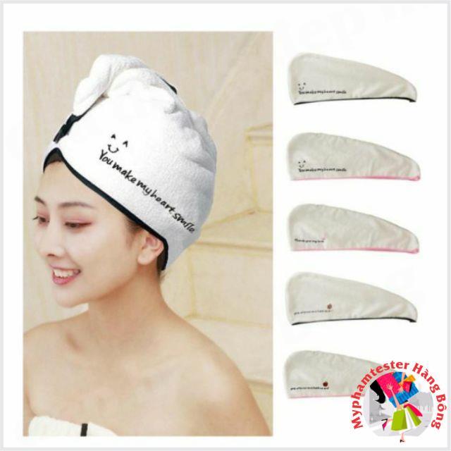 Khăn cuốn tóc thấm nước mau khô