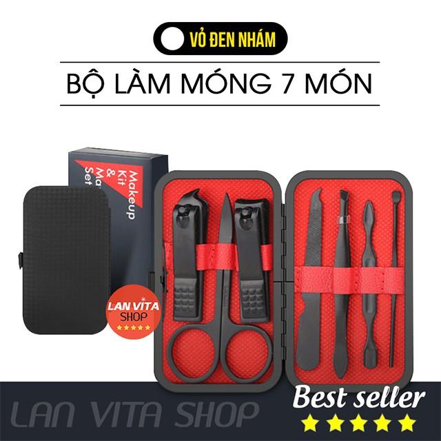 Bộ Dụng Cụ Làm Móng 7 Món Đa Năng Thép Không Gỉ