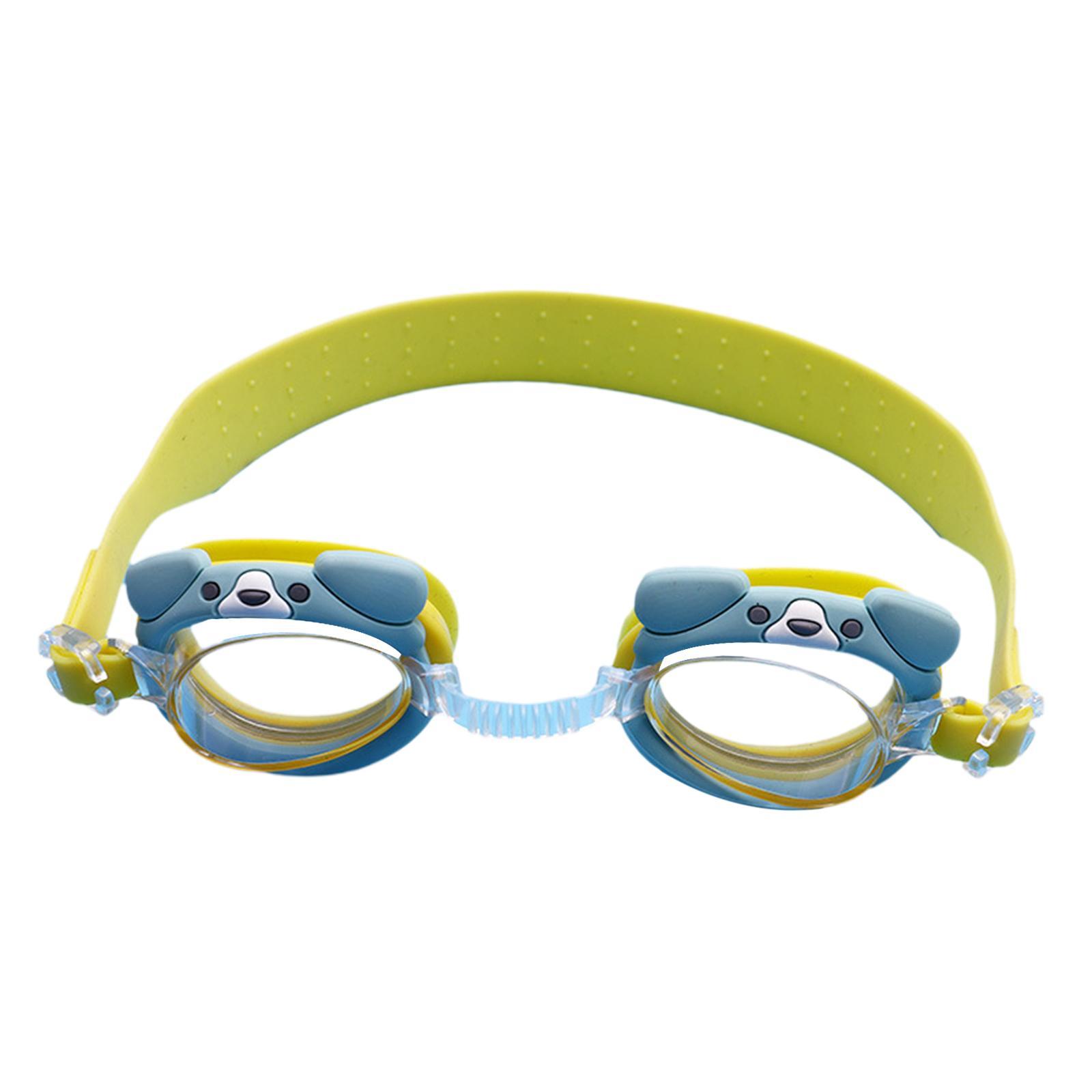 Carton Swimming Goggles, Swimming Glasses Eyewear Water Pool Goggles Fashion Swim Goggles for Kids Swim Glasses for Teens Age 2-12 Boys Girls