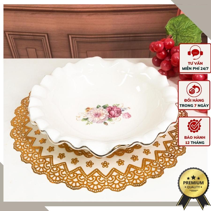 Đĩa miệng Sóng Tân Cổ Điển Sang Trọng Cbsale-DQ19