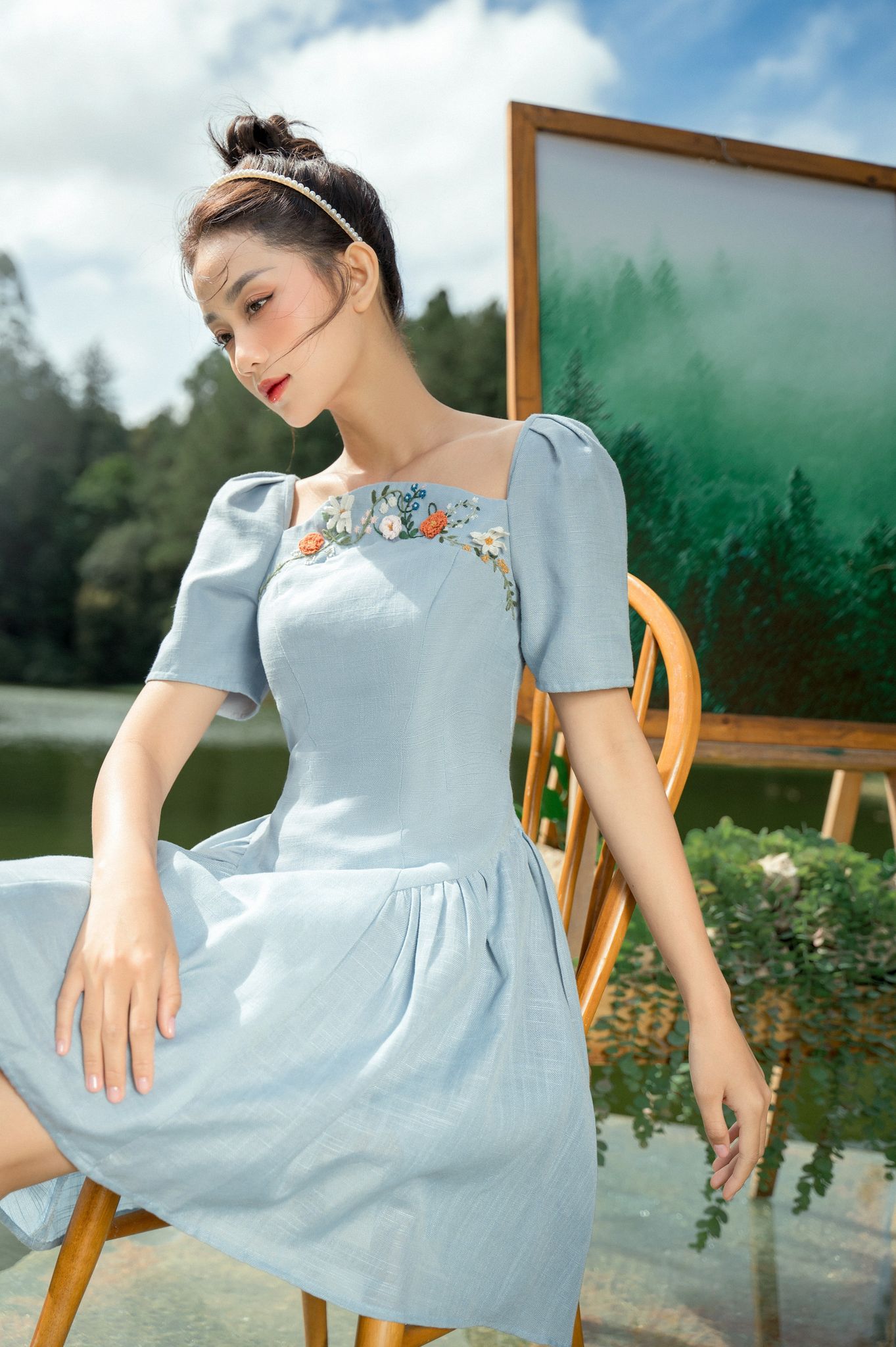 OLV - Đầm Bracia Embro Dress