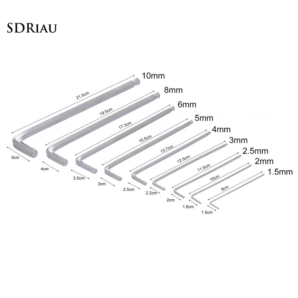 Bộ Cờ Lê Tay Cầm Dài Đầu Bi Lục Giác Chuyên Dụng Sửa Chữa Xe Hơi