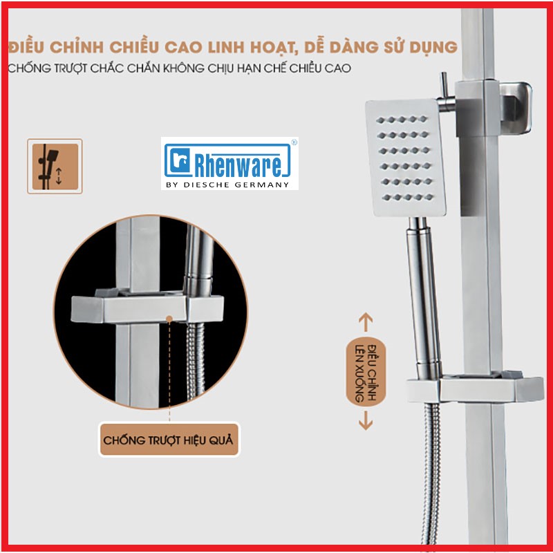 SEN CÂY NÓNG LẠNH INOX 304- THƯƠNG HIỆU  RHENWARE SC- 83130