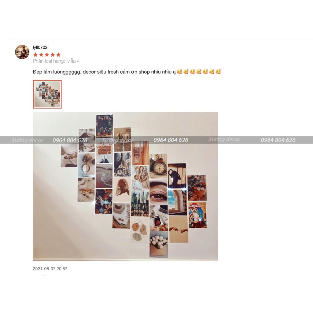 Set 24 hình Wall Collection Sticker dán tường trang trí decor phòng ngủ instargram - theme Mùa Thu 1304