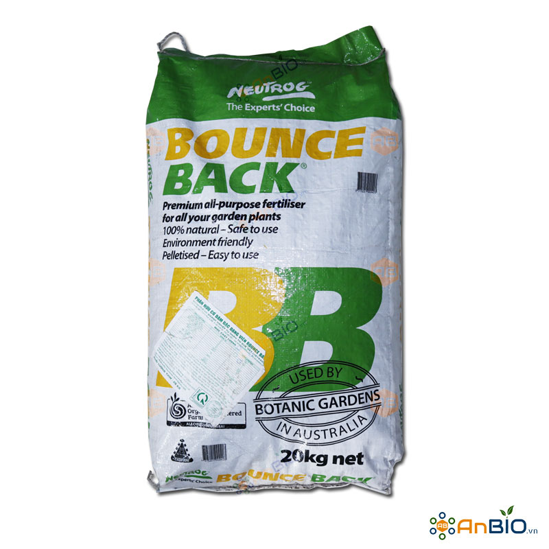 Phân Hữu Cơ Úc BOUNCE BACK Bao 20Kg