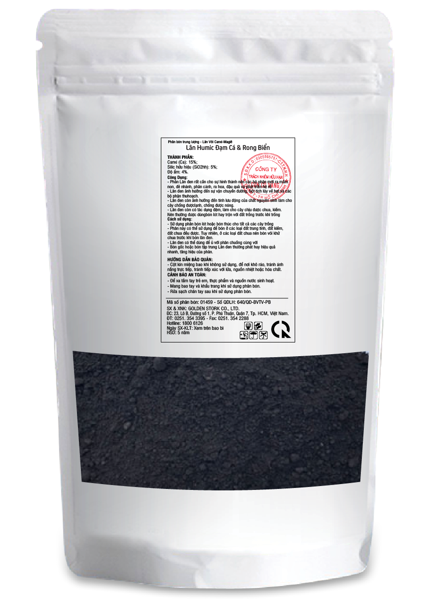 Phân Lân Humic Đạm cá Rong biển | Tốt cho tất cả các loại cây trồng (1kg)