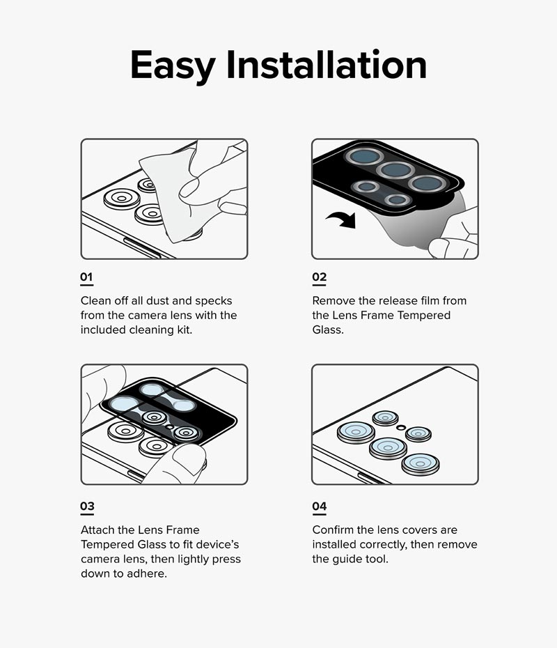 Dán camera dành cho Samsung Galaxy Z Flip 6 RINGKE Lens Frame Glass - Hàng Chính Hãng