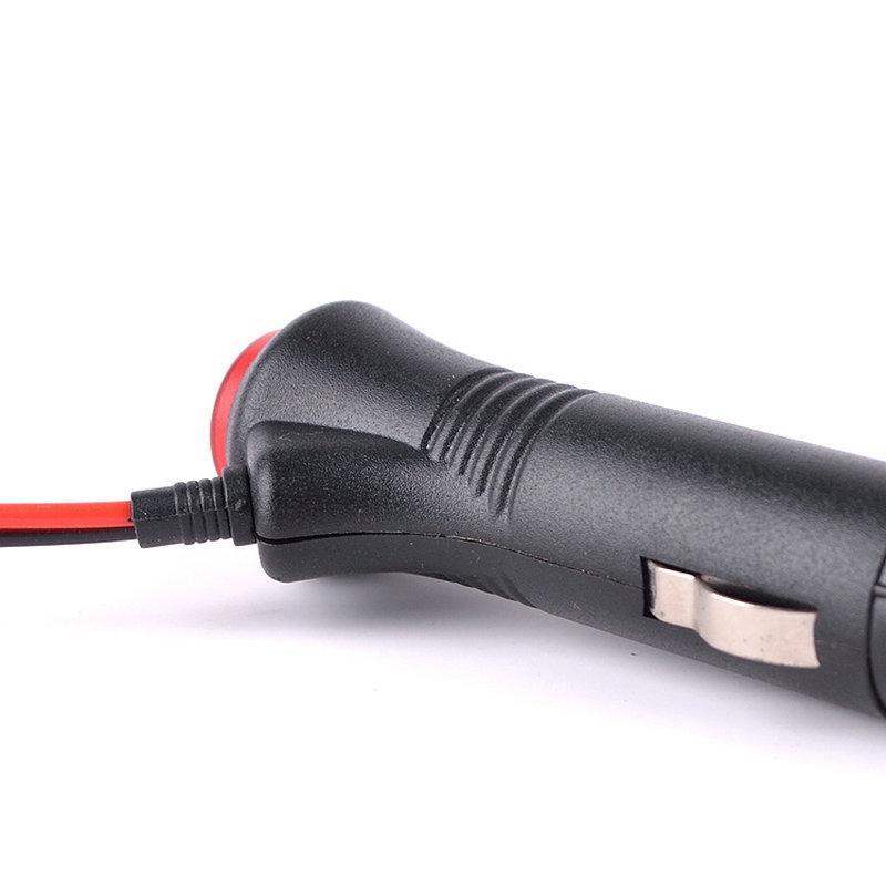 3 pieces 1.5m Length 12V 24V Car Cigarette Lighter Power Supply Cord Connector With Switch