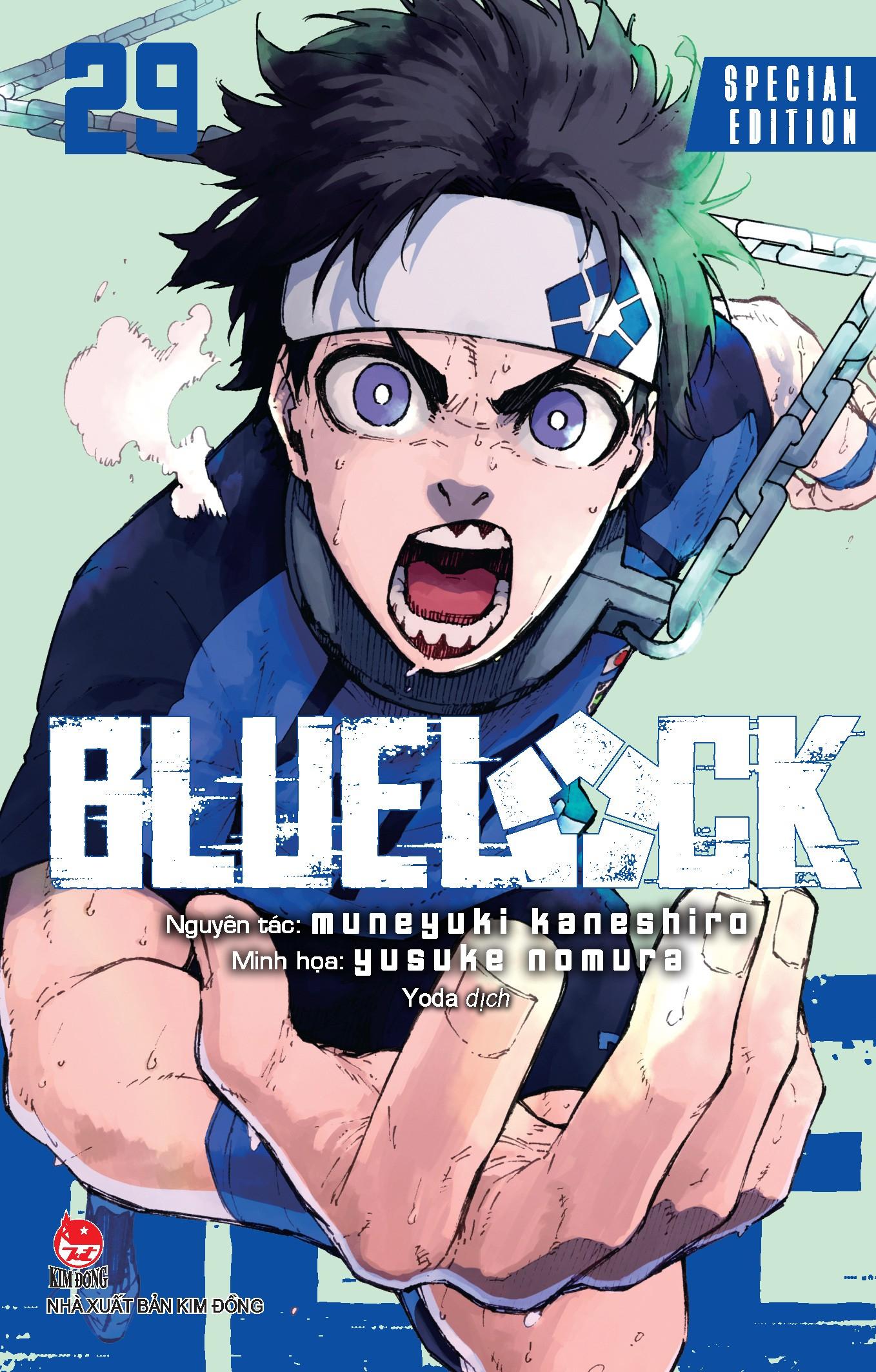 Sách - BlueLock - Tập 29 - Bản Đặc Biệt - Tặng Kèm Hộp Quà 6 Món Với Chữ Kí Nhân Vật (Set Huy Hiệu + Set Sticker + Set Clear Card)