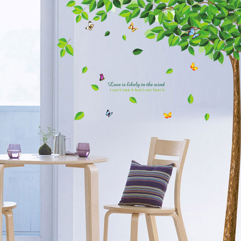 Decal Dán Tường Cây Xanh Mát- LA6026