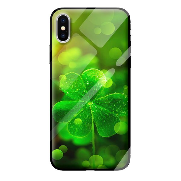 Ốp kính cường lực cho iPhone XS MAX hoa 26 - Hàng chính hãng