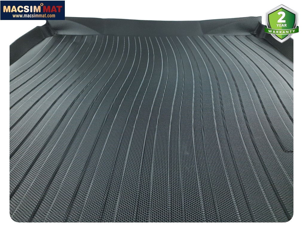 Thảm lót cốp xe ô tô Cadillac XTS 2013-2017  chất liệu TPV cao cấp màu đen hàng loại 2