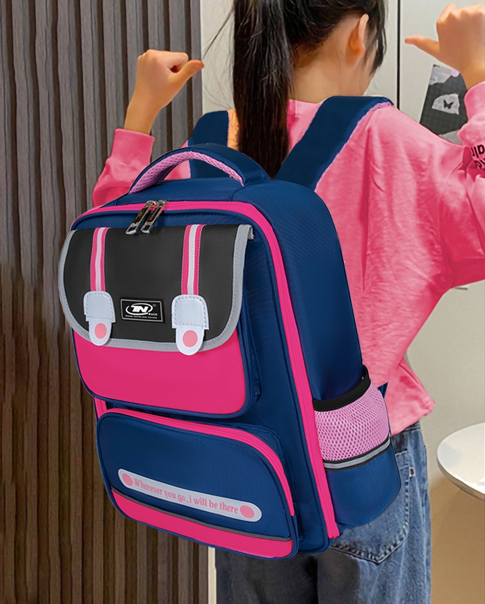 Ba lô học sinh thời trang cho nữ TNBags Smart Pink TN.B 3112, Balo dành cho bé gái, Chống thấm nước hiệu quả