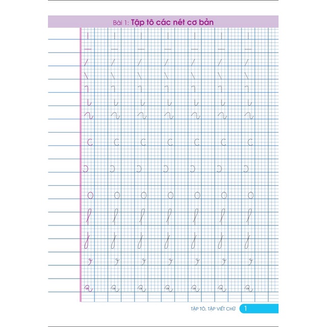 Sách - Tập tô, tập viết chữ quyển 1 - Theo chương trình mới nhất (Lê Mai) - ndbooks